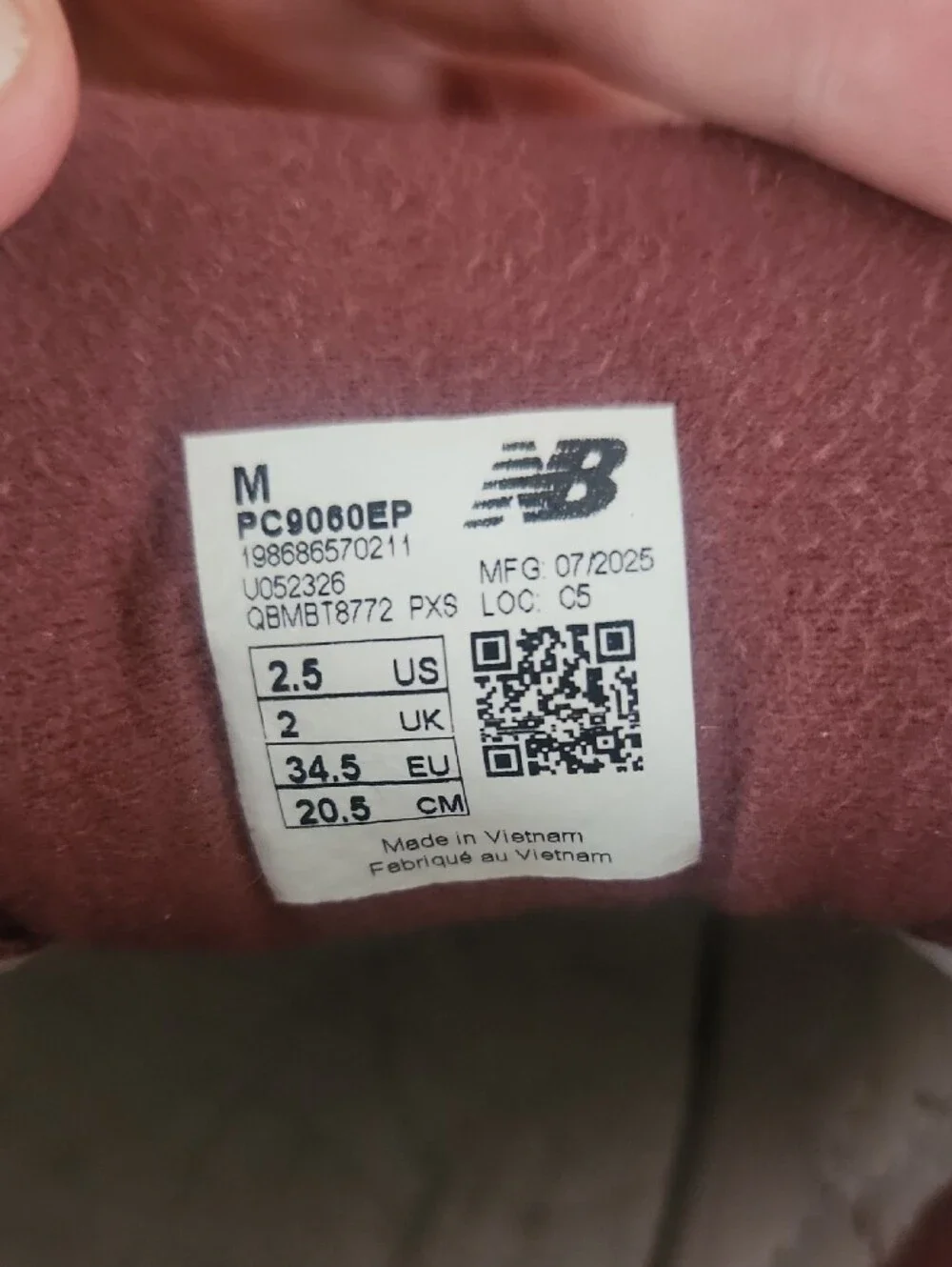 New Balance 9060 Dusty Pink and Mauve Mesh Sneakers